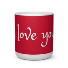 Load image into Gallery viewer, I love you!-Heart Shape Mug
