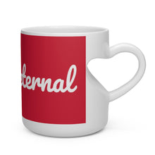 Load image into Gallery viewer, Love is eternal-Heart Shape Mug
