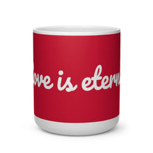 Load image into Gallery viewer, Love is eternal-Heart Shape Mug
